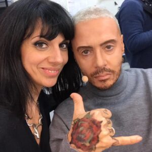 Anabel Alonso Instagram - Aquí servidora con la grandísima @annacartesmakeup