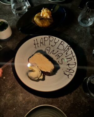 Anas Bukhash Instagram - / Level 43 🦁 ٤٣

I had a lovely birthday dinner here in Egypt with good people, good friends, and good conversations. Thank you for sharing your precious time with me. 

Thank you to everyone who’s been sending me their good love. I appreciate you all. 💛

شكراً على كل الحب اللي تعطوني ٠ أنا ممتن لكم. 💛