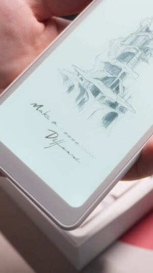 André Pilli Instagram - Esse dispositivo Android é diferente de qualquer outro que você já viu. Ele tem tela e-ink de alta resolução, e também roda Android 11 com a Google Play Store. Então dá pra você baixar aplicativos como Kindle ou qualquer outro. A bateria dura vários dias e ele tem uma câmera traseira. Querem um review mais completo?