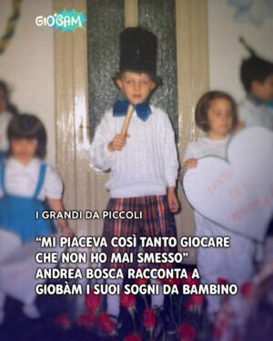 Andrea Bosca Instagram - 🎂Oggi compie gli anni un bravissimo attore italiano che potete scoprire su GioBàm - Il Giornale dei Bambini in un nuovo articolo della nostra rubrica “I grandi da piccoli” 

😎Molte cose non sono cambiate: occhi azzurri, sorriso dirompente e una passione (di famiglia) per le torte… Di chi parliamo? Di @andreabosca a cui GiòBam fa i migliori auguri e invita tutti a cliccare al link in bio per scoprire quale fosse la sua più grande passione da bambino!

📸Nelle foto Andrea insieme alla sorella @elenawendybosca e infine ritratto oggi da @lucabrunetti_photo 
•
#giobam #ilgiornaledeibambini #grandidapiccoli #andreabosca