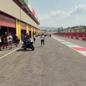 Andrea Dovizioso Instagram - Simply amazing! Back on track at Mugello circuit, surrounded by passionate people and old times friends, as @alexgramigni39 . 
Irreplaceable to be there, with my “Grizzly” Francesco, again. 
Incredible how I felt on the bike, how my body reacted, after my injury. 
It was strange but full of meanings, having my MX van in the paddock, with all my racing stuff.

#Dovi04 #AD04 #AndreaDovizioso #AD #Motorsport #Mugello #Motorbike #Racing #Passion