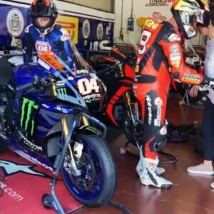 Andrea Dovizioso Instagram - Simply amazing! Back on track at Mugello circuit, surrounded by passionate people and old times friends, as @alexgramigni39 . 
Irreplaceable to be there, with my “Grizzly” Francesco, again. 
Incredible how I felt on the bike, how my body reacted, after my injury. 
It was strange but full of meanings, having my MX van in the paddock, with all my racing stuff.

#Dovi04 #AD04 #AndreaDovizioso #AD #Motorsport #Mugello #Motorbike #Racing #Passion
