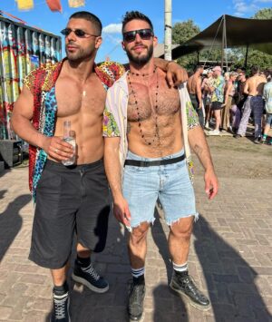 Andreev Stankov Instagram - Mentally there 🎉🎊🪩
.
.
.
#holiday #holidays #holidaystyle #summer #summervibes #summertime #summerstyle #italiansummer #amsterdam #swimwear #festival #hot #bulgarian #beard #muscle #body #summerbody #pool #shower #photooftheday #goodvibes #bodygoals #couple #couplegoals #fun #bringmeback
