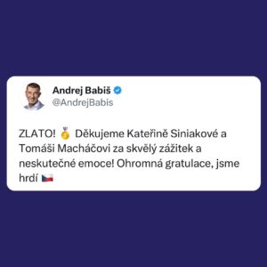 Andrej Babiš Instagram - ZLATO! 🥇