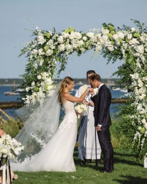 Andrew Cuomo Instagram - Words cannot describe the love and pride I felt this past weekend as Mariah got married and we officially welcomed Tellef into the family.  As a father all you wish for your children is love and happiness, and as she starts her new life, @mariahkennedycuomo is blessed with both.

Photos: @annerhettphotography