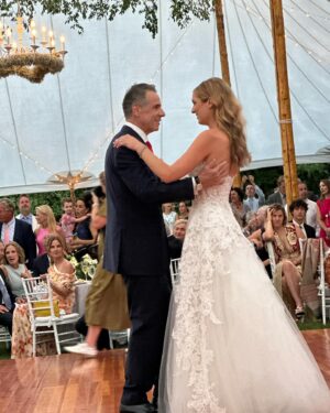 Andrew Cuomo Instagram - Words cannot describe the love and pride I felt this past weekend as Mariah got married and we officially welcomed Tellef into the family.  As a father all you wish for your children is love and happiness, and as she starts her new life, @mariahkennedycuomo is blessed with both.

Photos: @annerhettphotography
