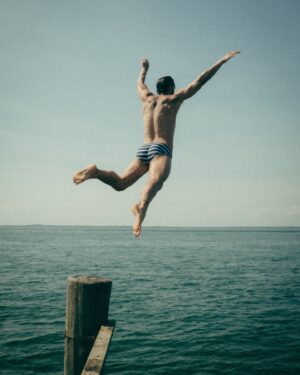 Andrew Keenan-Bolger Instagram - Pier pressure 💦 Our friends Peter, Tom, Paul and Matt are visiting us in Martha’s Vineyard. (I know, I know, only a few more and we’ll have a complete set of apostles!) It’s been so nice to reconnect and relax with some of the people we love the most.