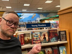 Andrew Peterson Instagram - About to play a 4pm concert in Ft. Myers, FL but there was, of course, time for a Sneaky Book Signing™️ at @bnftmyers. Episode three of season two released on Angel.com on Friday, which features some sneakiness, too. Episode four this Friday! Good to be home for the last few weeks, but good to sing some songs today, too. Happy Eastertide!
