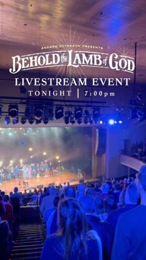 Andrew Peterson Instagram - What an amazing night singing these songs once again at the Mother Church. We’re back tonight to do it again one more time. Get a livestream ticket at Andrew-Peterson.com
—Team AP