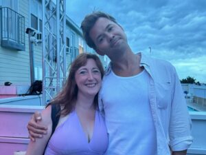 Andrew Rannells Instagram - It’s been a fun week in Fire Island, my 23rd summer coming out here. While the activities have changed over the years, the friends have stayed the same. And I’m still hoping the girls working at The Pines Pantry think I’m cool.