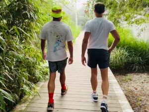 Andrew Rannells Instagram - It’s been a fun week in Fire Island, my 23rd summer coming out here. While the activities have changed over the years, the friends have stayed the same. And I’m still hoping the girls working at The Pines Pantry think I’m cool.
