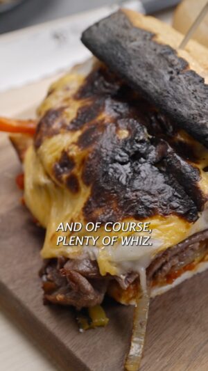 Andrew Zimmern Instagram - Let's talk cheesesteaks! I love them with whiz on a toasted, seeded roll and I'm going to show you my trick to get that paper thin beef at home. 

It involves a freezer, my @shuncutlery brisket knife, and a little patience. Watch and subscribe on my @YouTube channel and get a special discount from my partners at Shun!

Link in bio.