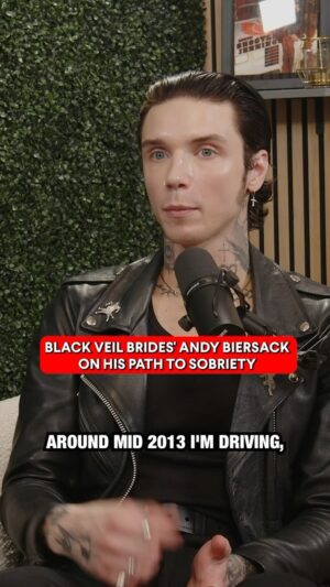 Andy Biersack Instagram - @youtube out today at 4 pm EST! @blackveilbrides @andyblack @spinmag @scottlipps on sobriety #blackveil #blackveilbridesarmy #andyblack #andybiersack