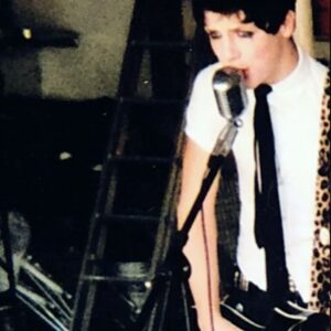 Andy Biersack Instagram - Thinking a lot today about the impact that music has on a person’s life. I saw a quote from the actor Ethan Hawke talking about how vital art is to the human experience and it struck me how without the songs and words of my heroes I would likely be an entirely different person. When I was 12/13 and listening to @alkaline_trio the words of Matt and Dan felt like religious text. They were the scriptures by which I built myself up and found confidence in who I was. Spending hours upon hours singing those songs and putting on pretend rock shows in my room wishing to be like them and to connect with other people the way they connected with me. There are countless bands and artists like AFI, Social Distortion, Bruce Springsteen, The Misfits etc. that inspired me endlessly but without discovering Alkaline Trio I’m not sure I would be who I am today. Here’s a bunch of photos of me as a pre teen pretending to be Matt Skiba in my childhood bedroom (plus a video from getting to watch them play at when we were young fest a few years ago) and starting to work on the dream. This summer we get to play our songs as part of a tour in giant venues across the US and then in October we get to co-headline Wembley Arena in London. Pretty cool shit and I want to say thanks for that 🖤