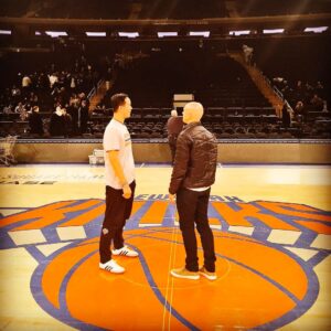 Andy Puddicombe Instagram - Post match headspace chat with New York Knicks...