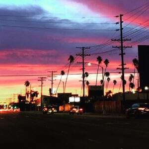 Andy Puddicombe Instagram - Morning commute a few days back...love these winter skies! #sunrise