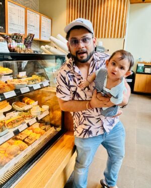 Aneek Dhar Instagram - Breakfast scenes with my babies ❤️❤️🧿🧿 @iamaneekdhar @iamaadavandhar