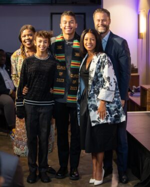 Angel Parker Instagram - Beautiful Rite of Passage Ceremony hosted by @lhsaaparentgroup. We are so proud of you James. @LoyolaHigh Graduation this weekend. Here we go!
