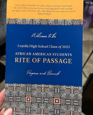 Angel Parker Instagram - Beautiful Rite of Passage Ceremony hosted by @lhsaaparentgroup. We are so proud of you James. @LoyolaHigh Graduation this weekend. Here we go!