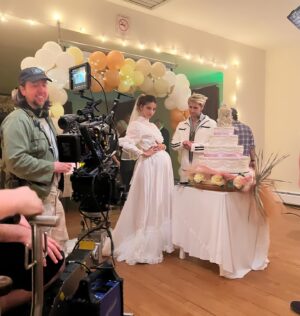 Angela Sarafyan Instagram - George.

The sweetest folks … the cutest film. #knockedup 

Coming soon