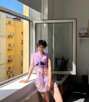 Angela Yuen Instagram - Dressing up for my first ever Pride experience, in Prague 💕
