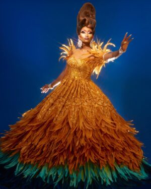 Angeria Paris VanMicheals Instagram - I DID IT!!!! I won @rupaulsdragrace Allstars 9 and I’m officially in the Drag Race Hall of Fame!! This journey has been absolutely incredible!! Thank you to everyone for the calls, texts, posts, stories and messages!! I’m so grateful 🥹 I hope y’all are ready for the reign of the Southern Belle because it’s about to be sickening!!! And I ain’t lying 😌

Dress: @uneekbyanthony 
Hair: @londonwest_1 
Photos: @ericrichardmagnussen