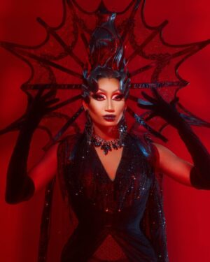 Angeria Paris VanMicheals Instagram - Black Widow 🕷️🖤

Look: @realdominocouture 
Hair: @kkstart.wig 
Photos: @ericrichardmagnussen