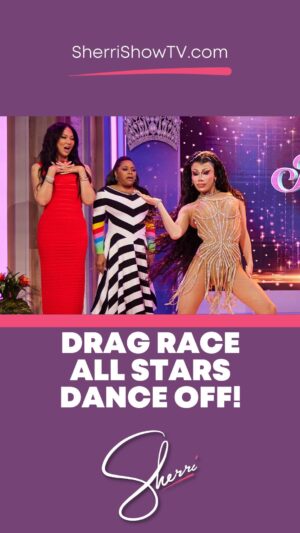 Angeria Paris VanMicheals Instagram - For the first time in Drag Race herstory - new All Stars cast members Shannel, Roxxxy Andrews, Angeria Paris VanMicheals and Jorgeous compete on the Sherri main stage! PLUS - find out what drag name they give Sherri!

#sherrishepherd #sherrishowtv  #rpdr #allstars #walkoff #dragname