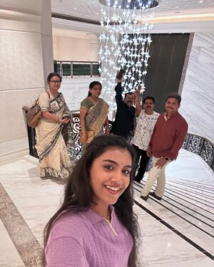 Ankita Bhattacharyya Instagram - Family Time in ITC ❤️❤️
Outfit - @youstafashion