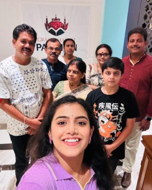Ankita Bhattacharyya Instagram - Family Time in ITC ❤️❤️
Outfit - @youstafashion