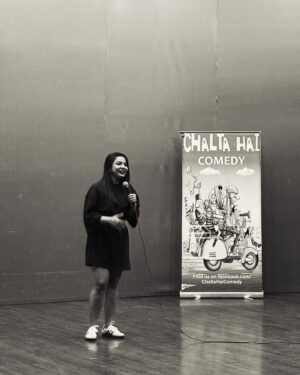 Ankita Shrivastav Instagram - Birthday on stage❤️did a corporate show! Next day did a show for the top 70 IIT JEE toppers of 2024. The same birthday week did the first my auditorium show in Mumbai. When I was about to perform for the IIT JEE toppers, I kept wishing what would I not give to be a ranker, to be on the other side of the stage. But this side of the stage felt equally calming. So without delving into my IIT JEE rank 🙈I feel this life is a blessing because of you all.  I guess I did okay. I guess this life is a prayer. ❤️