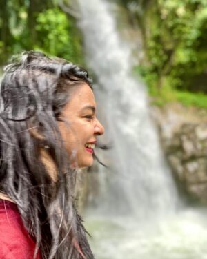Ankita Shrivastav Instagram - Little red riding hood
Met a few monks 
They asked her to breathe in
She accidentally breathed out
They told her of the middle path
She couldn't get the math of it right
They asked her to keep it mild
She said 
She’s ready to greet 
The wild ❤️✨

- Ankita