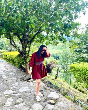 Ankita Shrivastav Instagram - Little red riding hood
Met a few monks 
They asked her to breathe in
She accidentally breathed out
They told her of the middle path
She couldn't get the math of it right
They asked her to keep it mild
She said 
She’s ready to greet 
The wild ❤️✨

- Ankita