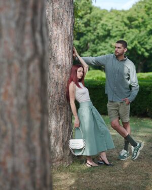Anna Marie Purić Instagram - Green, greener , whoa that’s a lion! 😲 Naše oblúbené letné kúsky z milovaného @inspiredbyvermont , pozor stále prebieha letný sale. ✨ Keď sa chceš cítiť príjemne a elegantne v 31🌡️☀️ #FitCheck