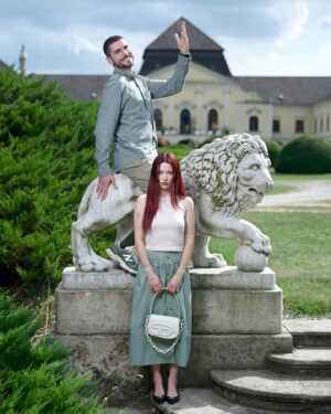 Anna Marie Purić Instagram - Green, greener , whoa that’s a lion! 😲 Naše oblúbené letné kúsky z milovaného @inspiredbyvermont , pozor stále prebieha letný sale. ✨ Keď sa chceš cítiť príjemne a elegantne v 31🌡️☀️ #FitCheck