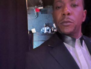 Anthony Knight Instagram - Back stage about to hit that runway #runway7fashion  #fashionmodel #runwaymodel #nyfw2023 #backstage #fyp #nyc #runway #bestversionofme