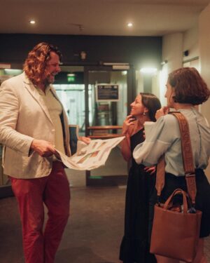 Antonia Giesen Instagram - On behalf of my team, I presented our film Los Hiperbóreos at the Munich Film Festival. 
@filmfestmunich Thanks to the audience for their interesting questions, it’s hard work to answer them in front of this special, strange and beautiful film!!

Ph @joelistdort thanks for these improvised photos 🙌🏻