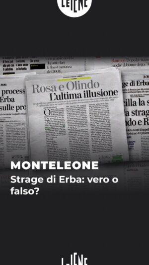 Antonino Monteleone Instagram - Vero o falso? @a_monteleone e @gonzogiornalism provano a fare chiarezza sulle notizie e le imprecisione di giornali e programmi televisivi in merito alla revisione del processo per Rosa e Olindo #LeIene