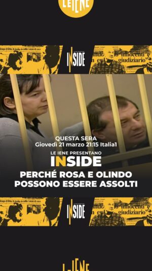 Antonino Monteleone Instagram - Il processo di revisione sulla Strage di Erba è in corso e questa sera, giovedì 21 marzo, nella nuova puntata di “Le Iene presentano: Inside” con @a_monteleone e @gonzogiornalism, vi spiegheremo perché, secondo noi, Rosa e Olindo potrebbero essere assolti. Appuntamento alle 21.15 su Italia1! #LeIene #INSIDE