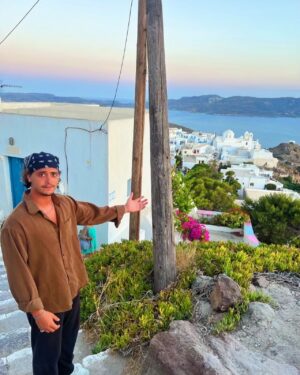 Antonio Cipriano Instagram - look at this pole I found! also went to greece
