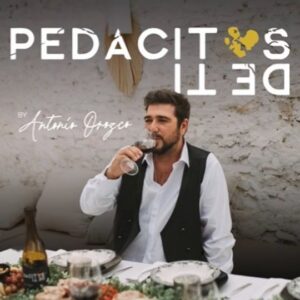 Antonio Orozco Instagram - Estoy muy emocionado de poder enseñaros en lo que he estado trabajando este tiempo. Me gustaría brindar con vosotros por mi nuevo proyecto “Pedacitos de ti”.

“Pedacitos de ti" es un vino creado para disfrutar y compartir con las personas a las que más quieres. Sutil, elegante y muy nuestro, el resultado de la combinación de la esencia de la música y del vino. 

➡️Encuéntralo en la web pedacitosdetiwines.com

Espero que podáis saborear el cariño con el que se ha hecho en cada sorbo.
¡Salud, amigos!🍇 🍷

#PedacitosDeTi #PedacitosDeTiWine #Vino 

(BEBER CON MODERACIÓN. PROHIBIDA SU VENTA A MENORES DE 18 AÑOS 🔞. SI VAS A CONDUCIR NO TOMES ALCOHOL.)