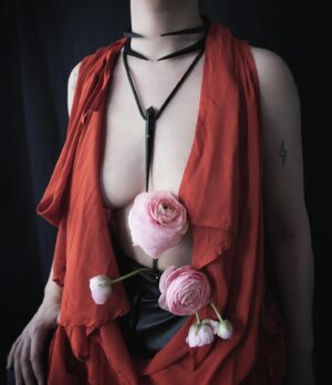 Anu Tera Instagram - • Pedipalp Choker   Single Spear necklace II • 🥀#anutera #pedipalpchoker #blacksmith #gothicjewelry #darkfashion #wearableart #choker