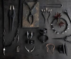 Anu Tera Instagram - Holiday Sale ends Today 🌑 -25% 🌑 code:holiday22 • #anutera #wearableart #talisman #adornment #blackjewelry #blacksmithing #gothicstyle