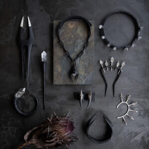 Anu Tera Instagram - • Holiday SALE 🕊• -25% • 
Code: HOLIDAY22• 
Free shipping over 400€ • Sale ends on November 20 #anutera #talisman #darkfashion #wearableart