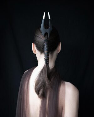 Anu Tera Instagram - • Fang Hairpin • #adornment #anutera #hairstyle #hairpin #talisman