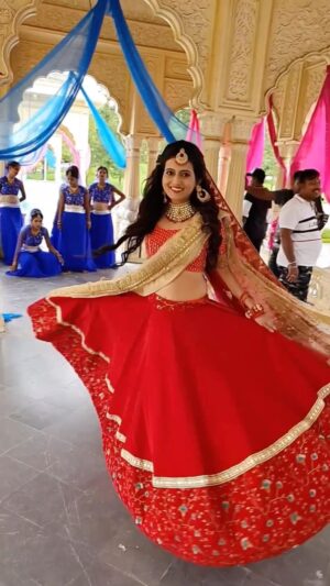 Anubha Sourya Sarangi Instagram - Mood Red! ❤️

#reelitfeelit #reelsinstagram #meradilyepukareaaja  #trending #reelkarofeelkaro #eveninggown #moodlighting #shootdiaries #lehenga #redlehenga #ethnic #weddingdress #ramojifilmcity #ishqhua #halchalhui #reddress #fashionblogger #ethnicwear #bollywoodtrending #ethnicsong #designerlehanga