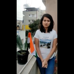 Anubha Sourya Sarangi Instagram - Ok the fifth try! 😬
A small message for my country. 
A very happy Independence Day! 🧡🤍💚🇮🇳 #aazadikaamritmahotsav