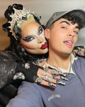 Anubis Finch Instagram - MIDNIGHT 👀
one last slideshow of stuff before my album drops TONIGHT! 🕛👁️‍🗨️🕊️
oh my god I’m SO excited to share these 10 songs with you!❤️‍🔥 going live tomorrow afternoon so see u there for a debrief / catchup / celebration.. 🍾

#ANUBIS #anubisfinch #DragRace #DragRaceUK #newmusic #drag #makeup #pearls