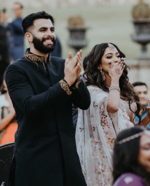 Anuja Joshi Instagram - Happy ✌🏼 with you. But let’s not forget the 10 years of us growing, wilting, rising, falling, laughing, crying, succeeding, failing, and above all - finding our way. 💍 ❤️🧿 I don’t take a minute for granted.