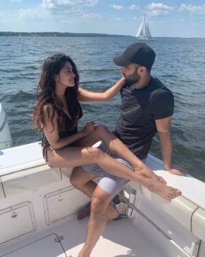 Anuja Joshi Instagram - Happy ✌🏼 with you. But let’s not forget the 10 years of us growing, wilting, rising, falling, laughing, crying, succeeding, failing, and above all - finding our way. 💍 ❤️🧿 I don’t take a minute for granted.